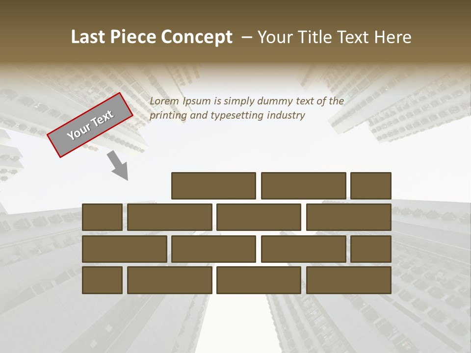 Many Background Building PowerPoint Template