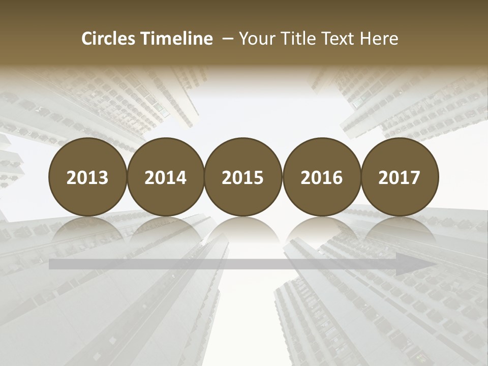 Many Background Building PowerPoint Template