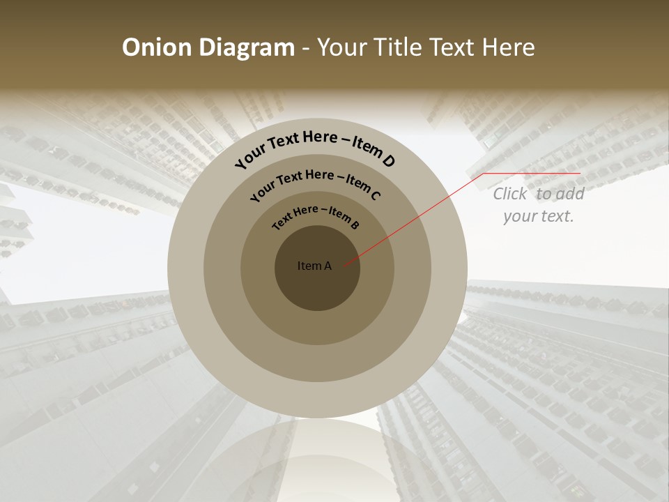 Many Background Building PowerPoint Template