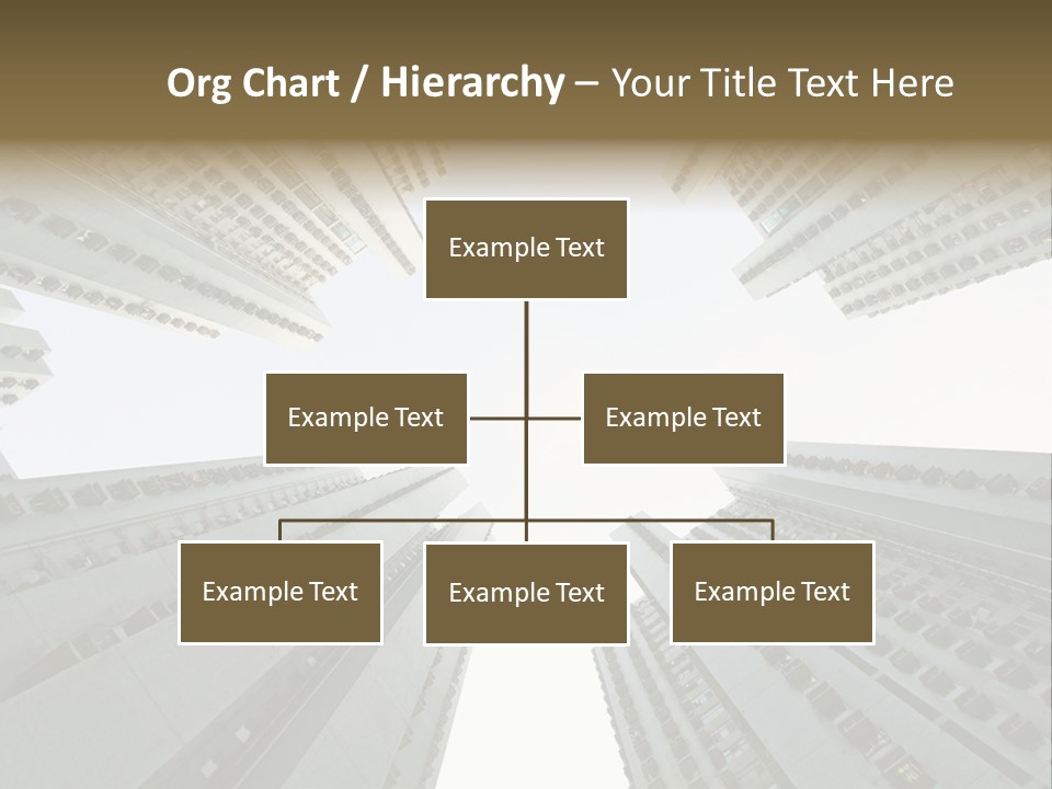 Many Background Building PowerPoint Template