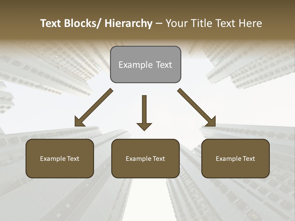 Many Background Building PowerPoint Template