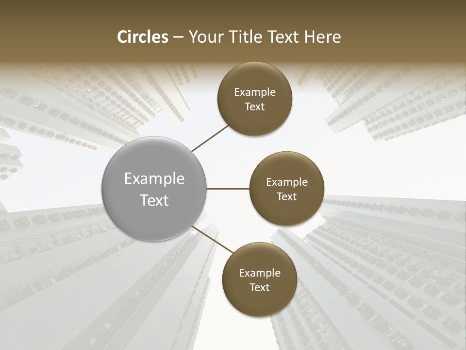 Many Background Building PowerPoint Template