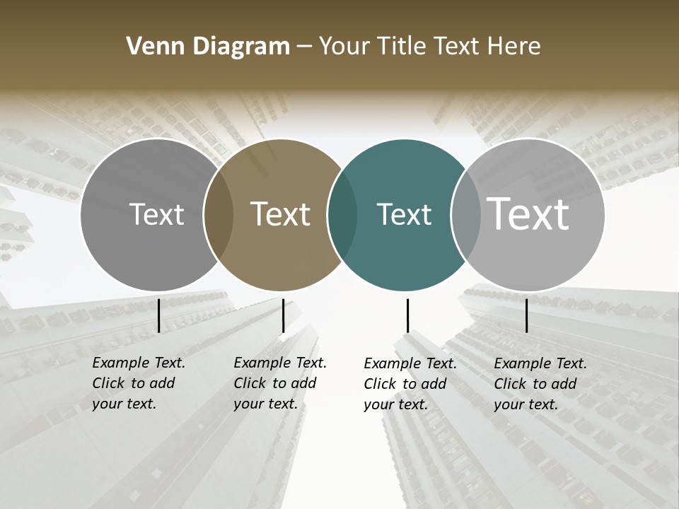 Many Background Building PowerPoint Template