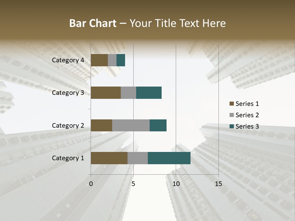 Many Background Building PowerPoint Template