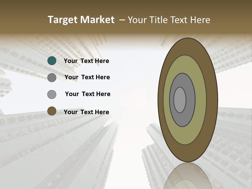 Many Background Building PowerPoint Template