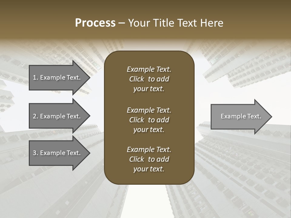 Many Background Building PowerPoint Template