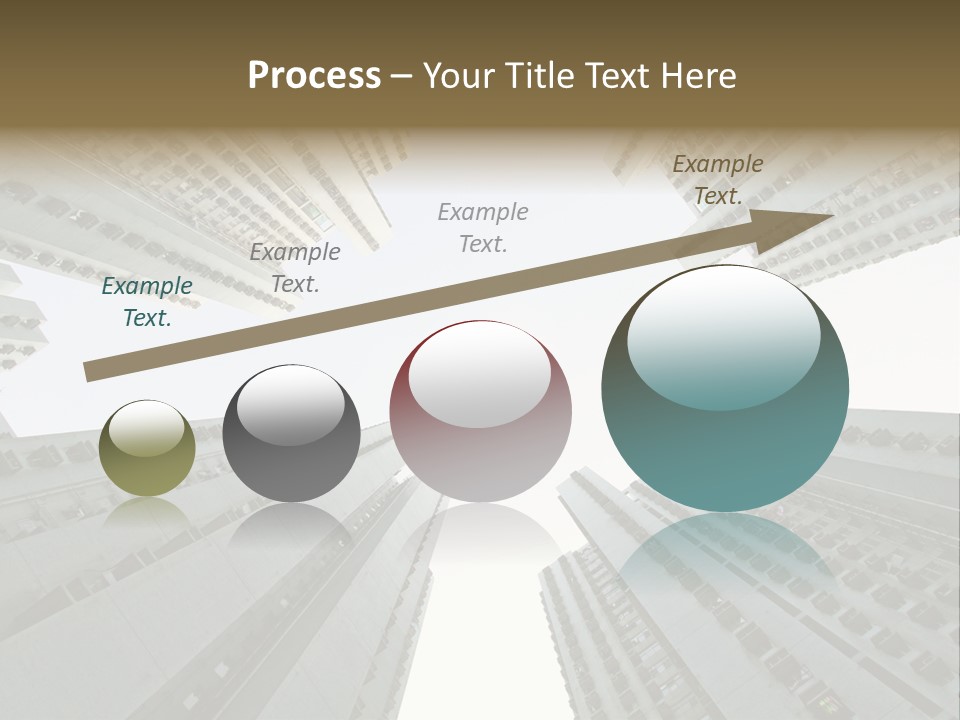 Many Background Building PowerPoint Template