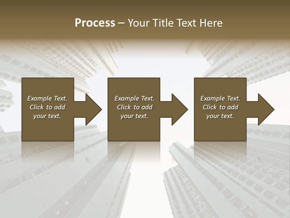 Many Background Building PowerPoint Template