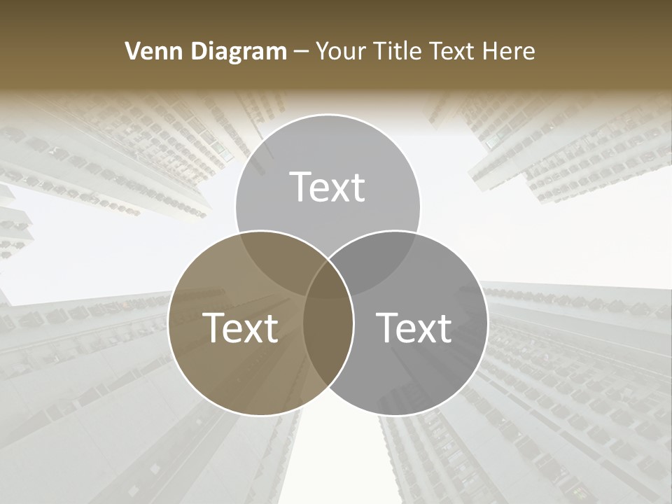 Many Background Building PowerPoint Template
