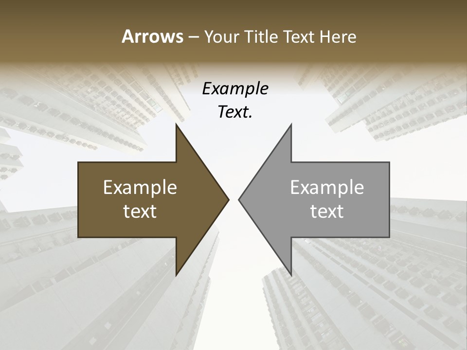Many Background Building PowerPoint Template