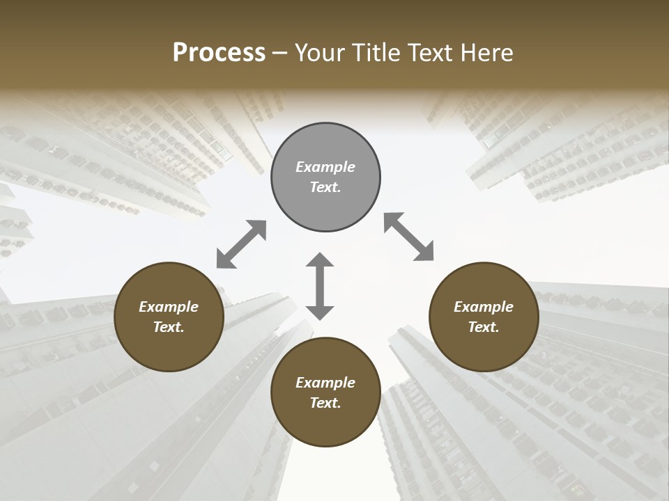 Many Background Building PowerPoint Template