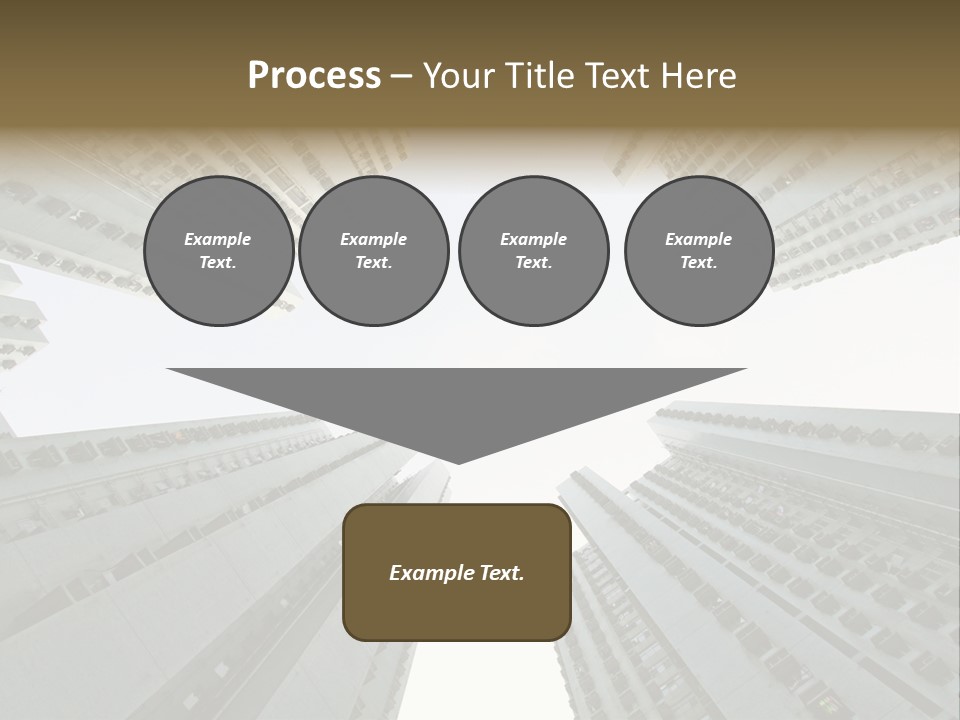 Many Background Building PowerPoint Template