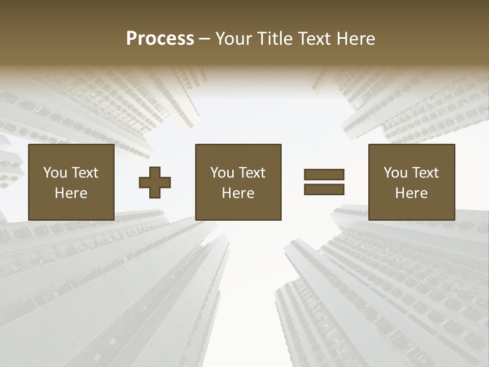 Many Background Building PowerPoint Template