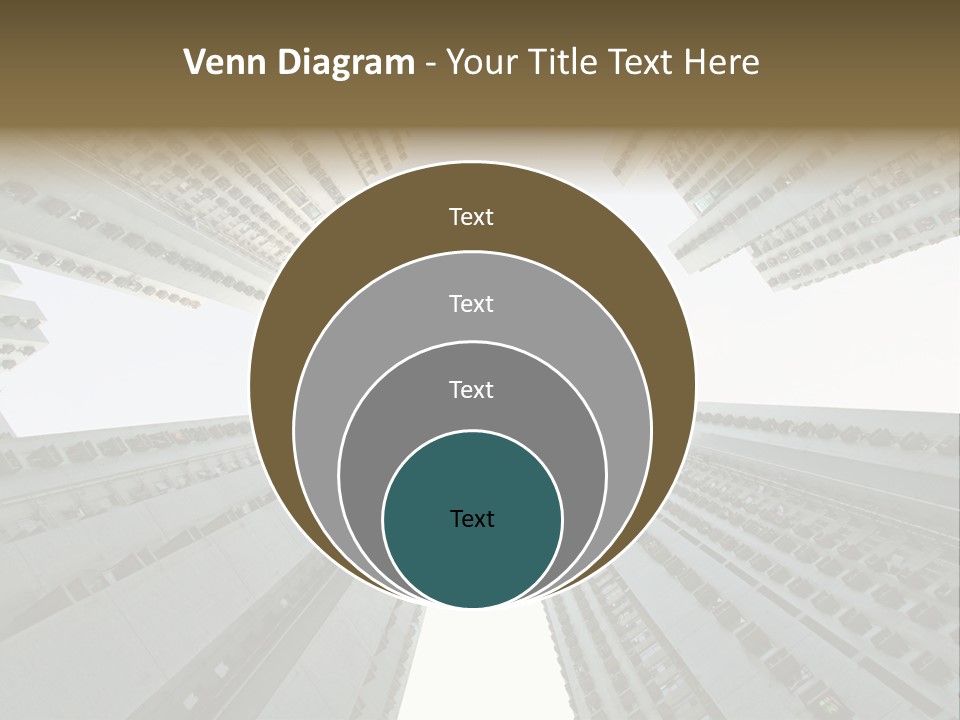 Many Background Building PowerPoint Template