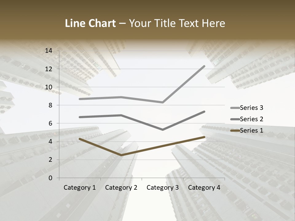 Many Background Building PowerPoint Template