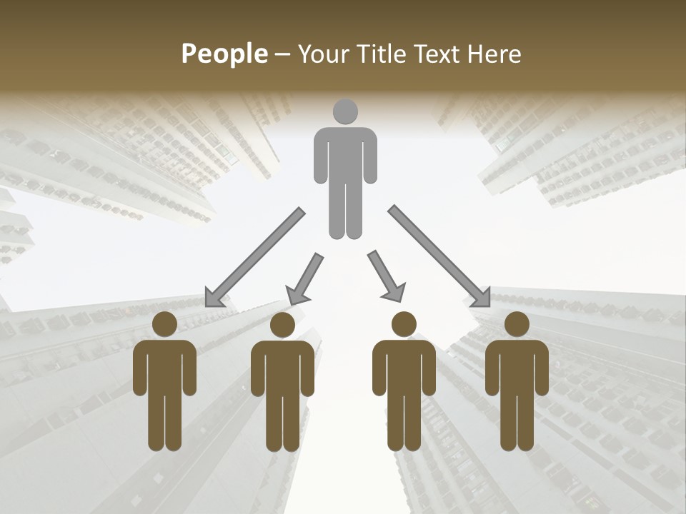 Many Background Building PowerPoint Template