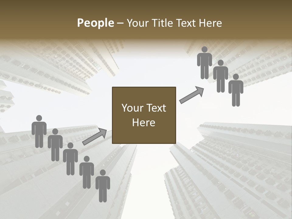 Many Background Building PowerPoint Template