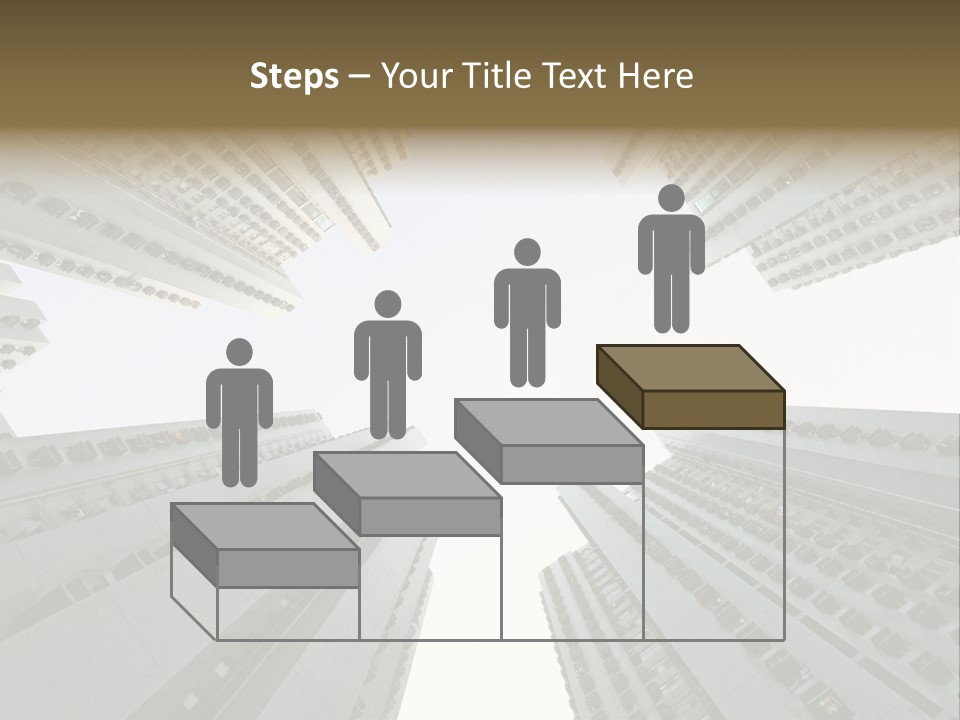 Many Background Building PowerPoint Template