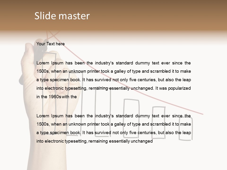 Consultant Graph Copy PowerPoint Template