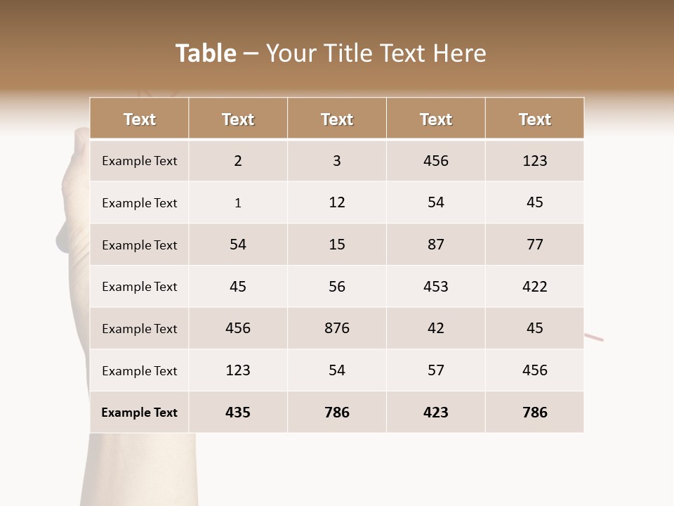 Consultant Graph Copy PowerPoint Template