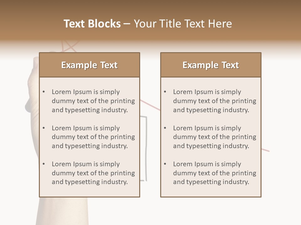 Consultant Graph Copy PowerPoint Template