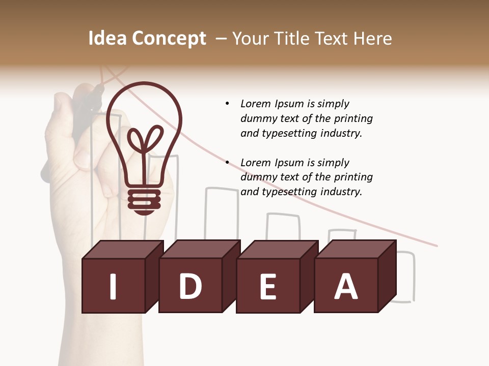 Consultant Graph Copy PowerPoint Template
