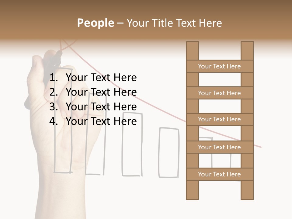 Consultant Graph Copy PowerPoint Template