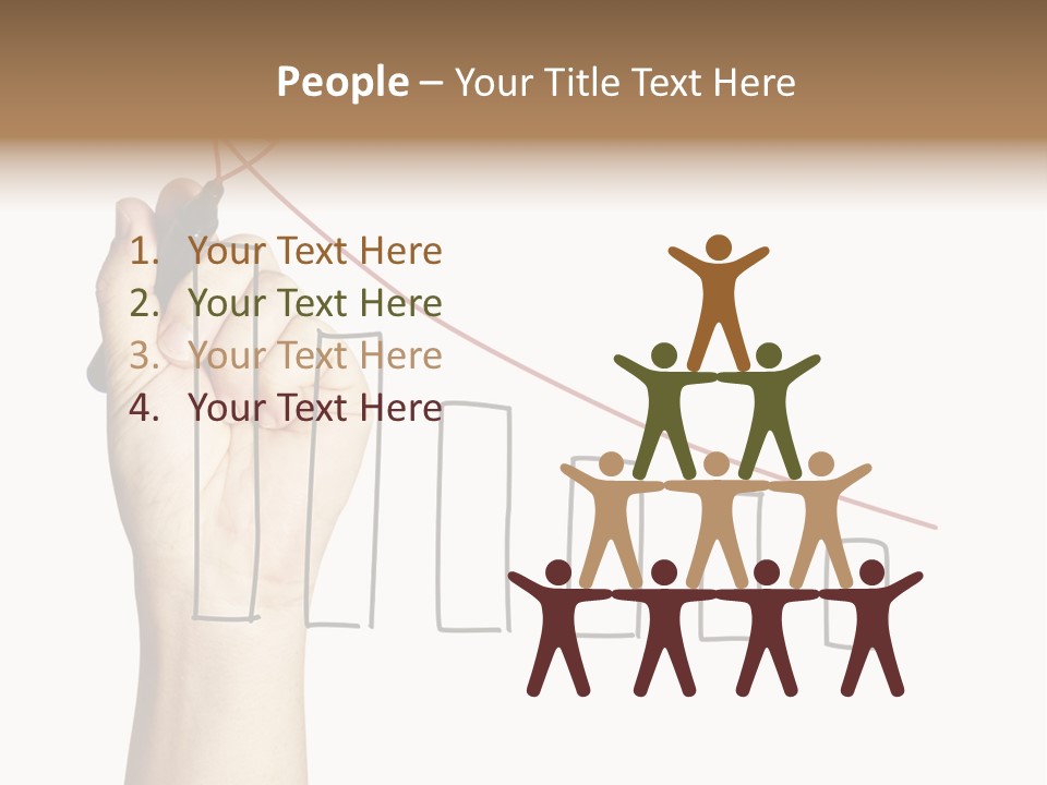 Consultant Graph Copy PowerPoint Template
