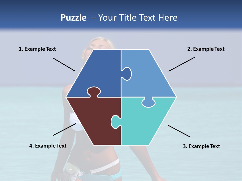 Sexy Beach Ocean PowerPoint Template