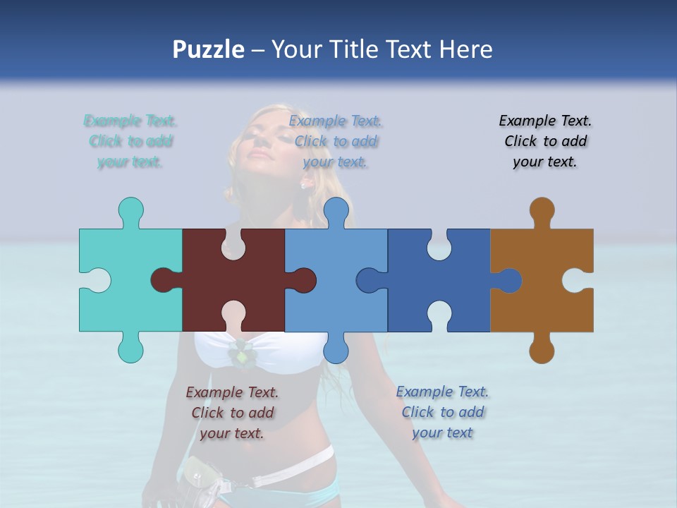 Sexy Beach Ocean PowerPoint Template