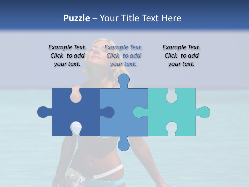 Sexy Beach Ocean PowerPoint Template