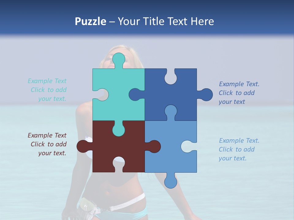 Sexy Beach Ocean PowerPoint Template