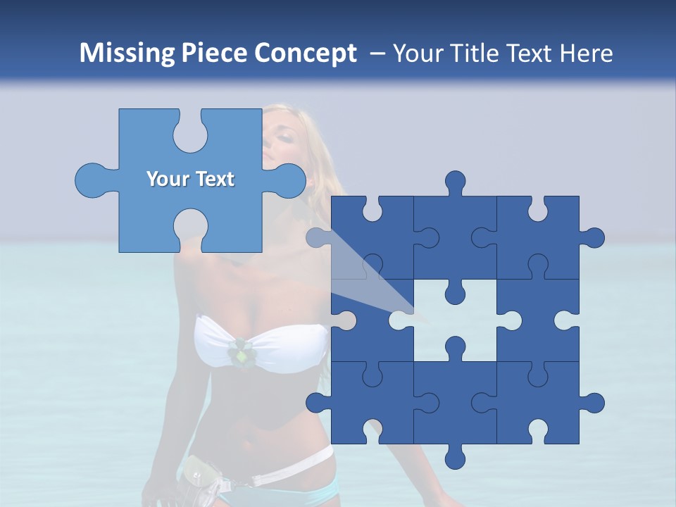 Sexy Beach Ocean PowerPoint Template