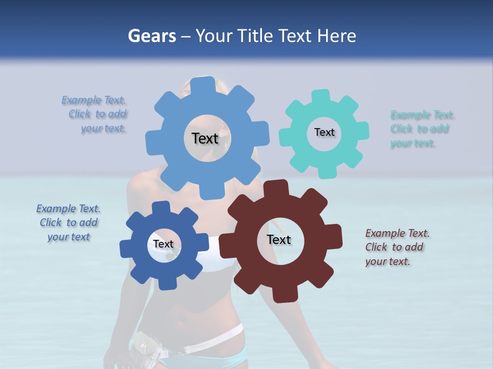 Sexy Beach Ocean PowerPoint Template