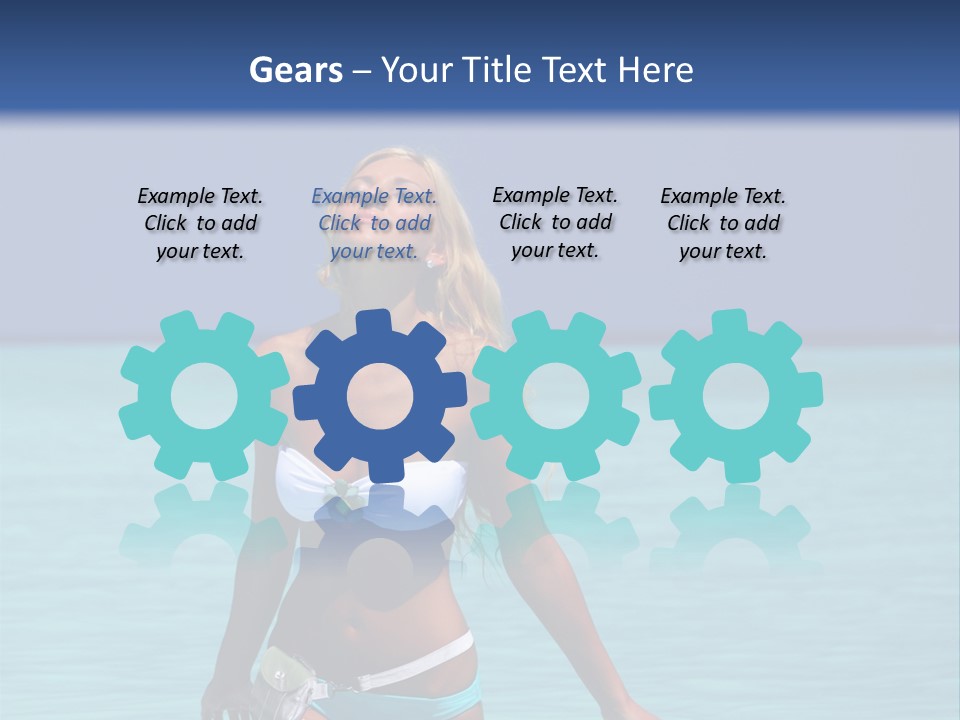 Sexy Beach Ocean PowerPoint Template