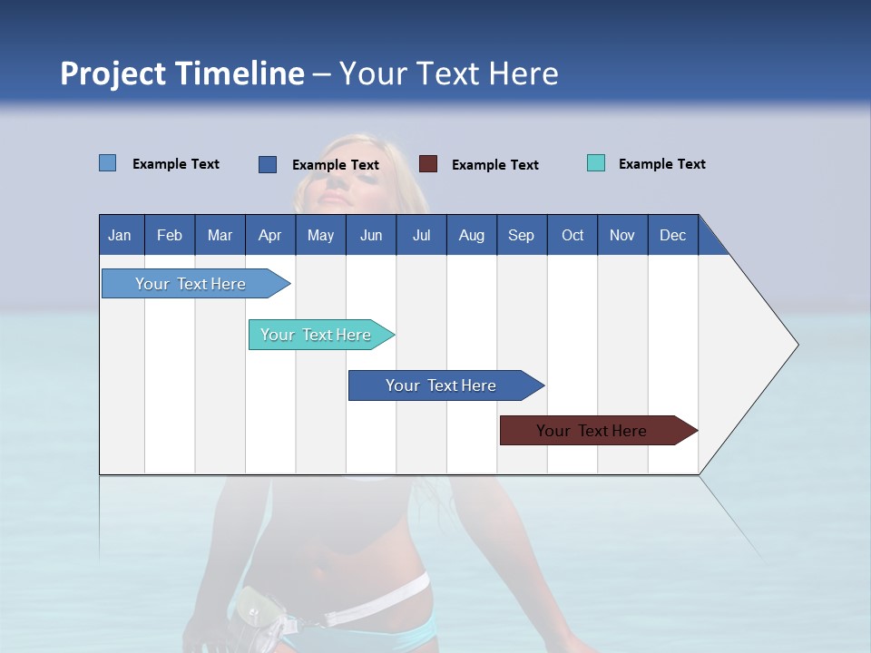 Sexy Beach Ocean PowerPoint Template