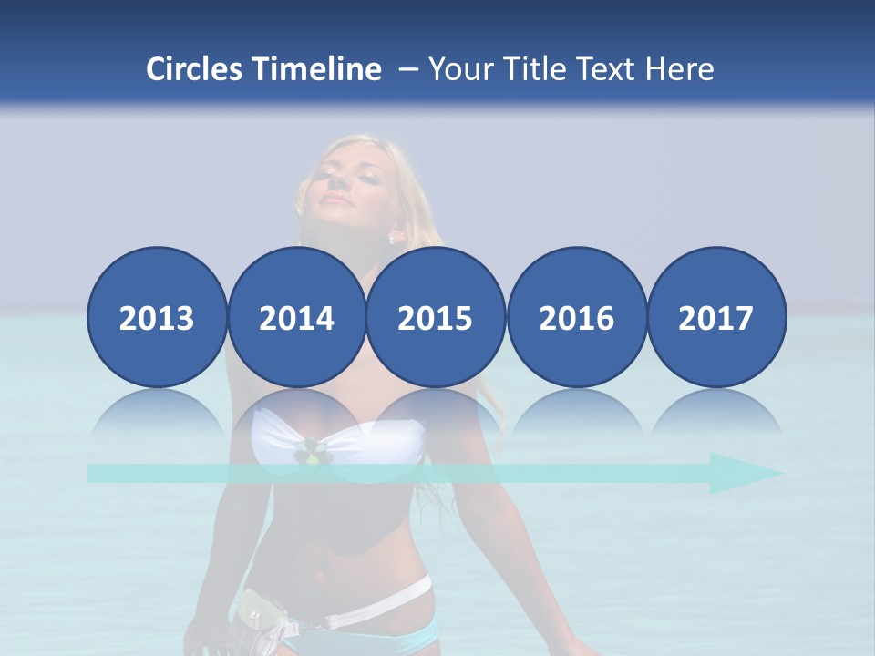 Sexy Beach Ocean PowerPoint Template