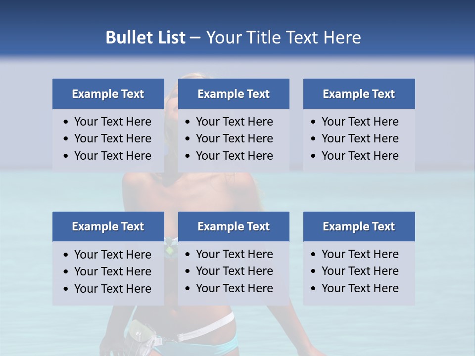 Sexy Beach Ocean PowerPoint Template