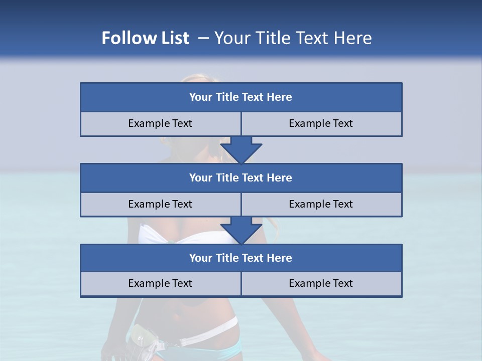 Sexy Beach Ocean PowerPoint Template