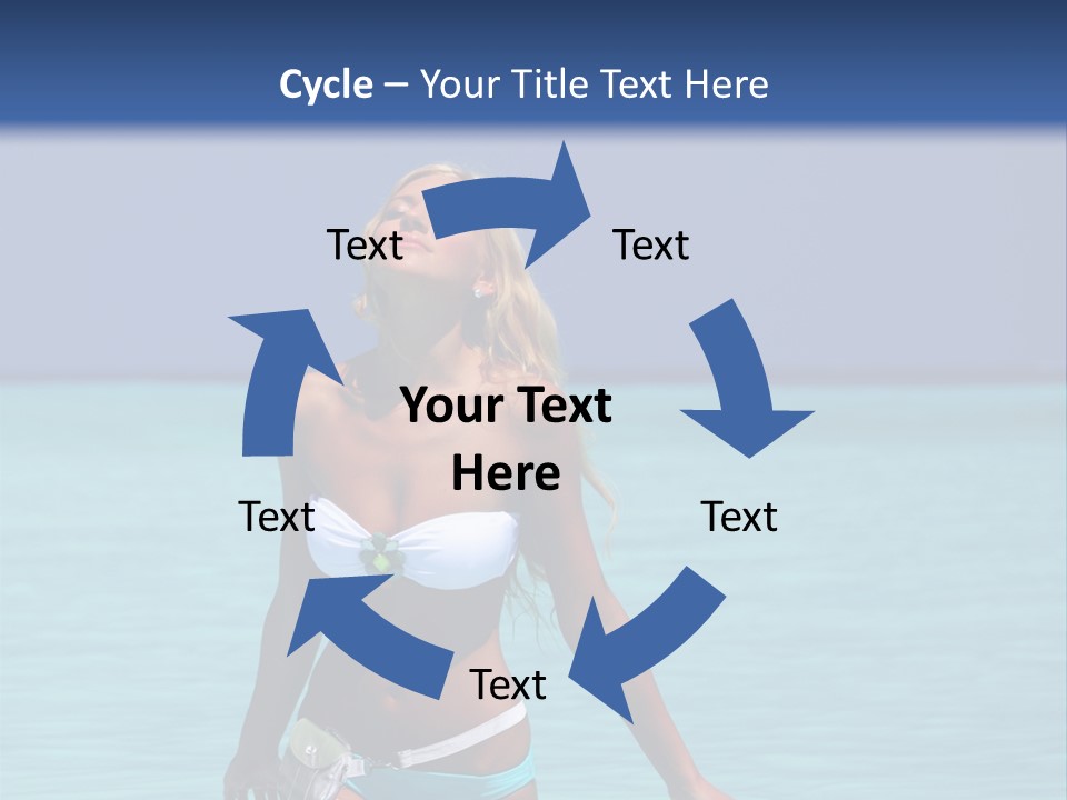 Sexy Beach Ocean PowerPoint Template