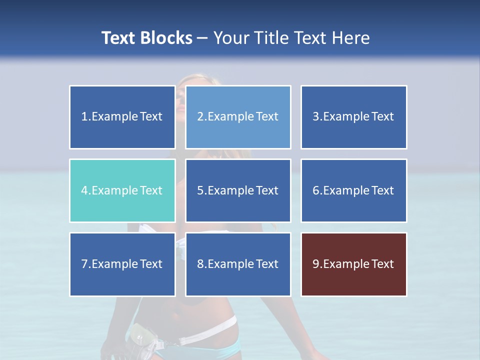 Sexy Beach Ocean PowerPoint Template