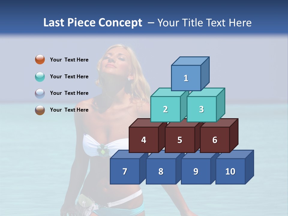 Sexy Beach Ocean PowerPoint Template
