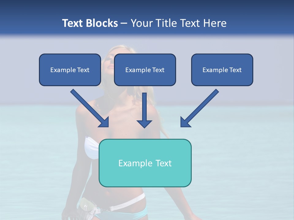 Sexy Beach Ocean PowerPoint Template