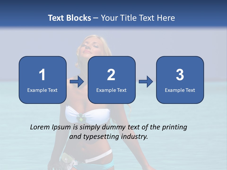 Sexy Beach Ocean PowerPoint Template