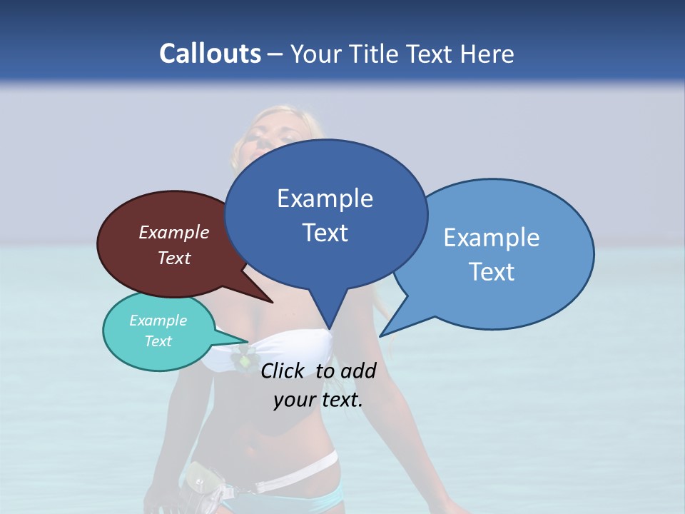 Sexy Beach Ocean PowerPoint Template