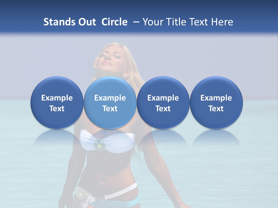 Sexy Beach Ocean PowerPoint Template