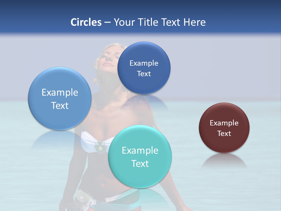 Sexy Beach Ocean PowerPoint Template