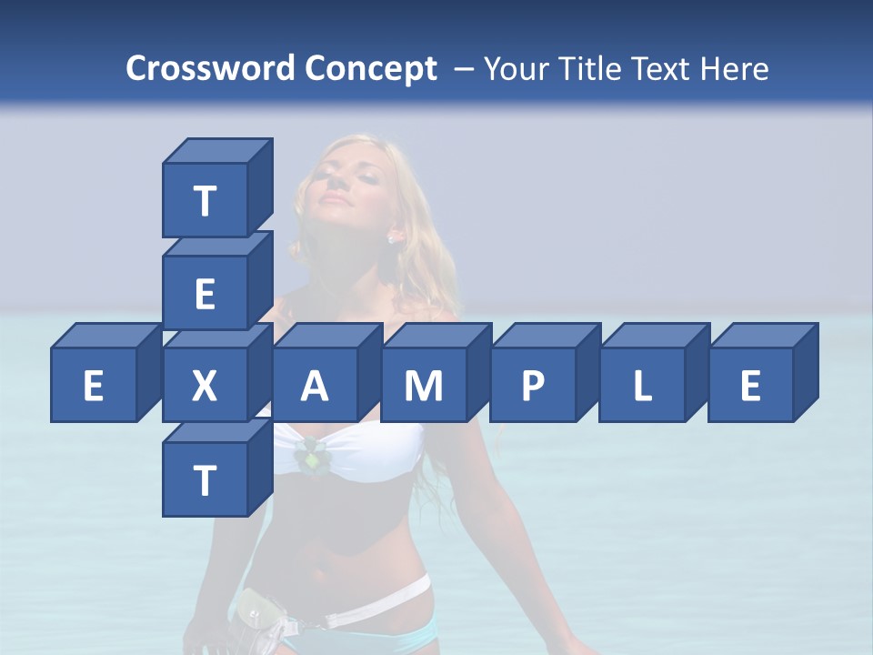 Sexy Beach Ocean PowerPoint Template