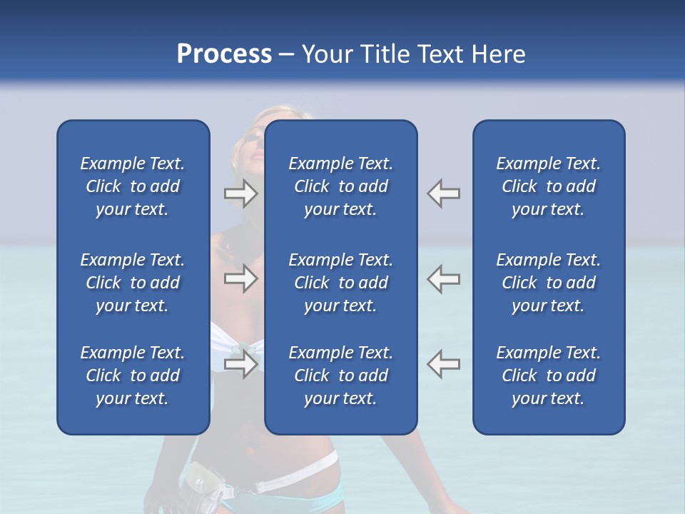 Sexy Beach Ocean PowerPoint Template