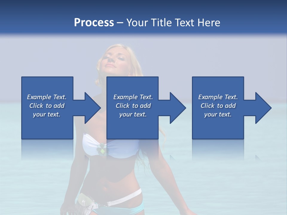 Sexy Beach Ocean PowerPoint Template